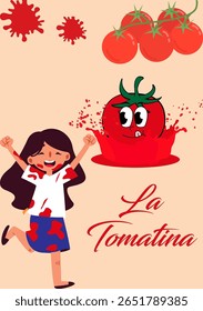 La Tomatina is a Spanish festival in Buñol, Spain.