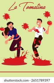 La Tomatina is a Spanish festival in Buñol, Spain.