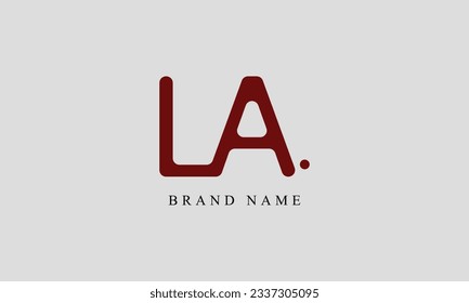 LA Vektor-professionelles, modernes, minimales Logo-Design