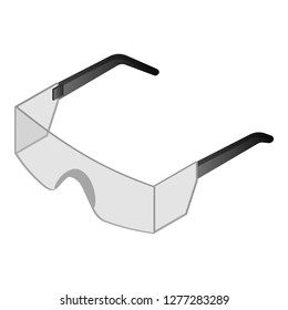 Lab 3d isometric glasses icon. Illustration of lab 3d isometric glasses vector icon for web design isolated on white background