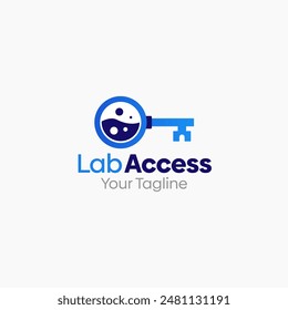 Lab Access Logo Vector Template Design. Good for Business, Start up, Agency, and Organization