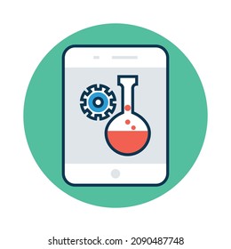 Vektorsymbol des Lab App Color Fill

