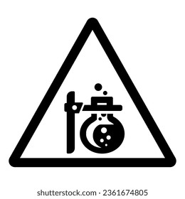 Lab Area Symbol Sign, Vector Illustration, Isolate On White Background Label. EPS10