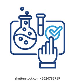 Icon-Element für Lab-Buchung für Design