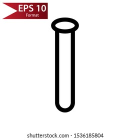 Lab bottle outline logo is a simple logo or icon, like a bottle or glass logo, compatible for any company.