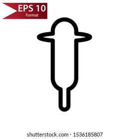 Lab bottle outline logo is a simple logo or icon, like a bottle or glass logo, compatible for any company.