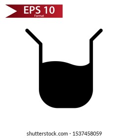 Lab Bottle solid Logo is a simple logo or icon, compatible for any company.