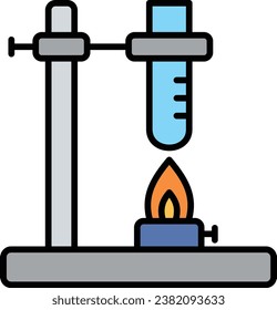 Lab Burner vector icon. Can be used for printing, mobile and web applications.