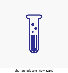 Lab Chemistry Flask Icon Vector Symbol Design with Bottle