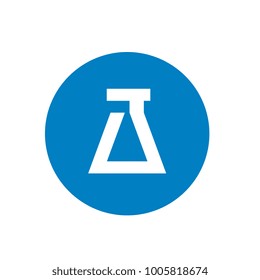 Lab Circle Icon Logo Vector Illustration

