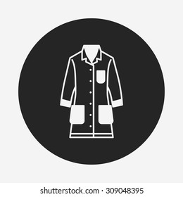 Lab coat icon