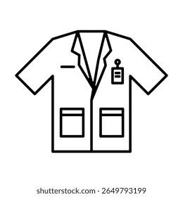 Elemento de ícone de revestimento de laboratório para design