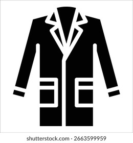 Lab Coat Icon Element For Design