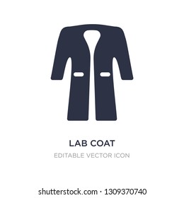 lab coat icon on white background. Simple element illustration from Fashion concept. lab coat icon symbol design.