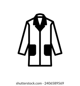 lab coat icon vector design template