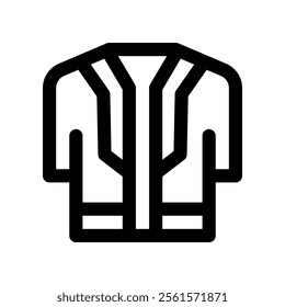lab coat icon. vector line icon for your website, mobile, presentation, and logo design.