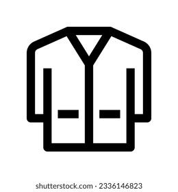icono de la capa de laboratorio para tu sitio web, móvil, presentación y diseño de logotipo.