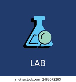 lab colored icon vector design good for web or mobile app