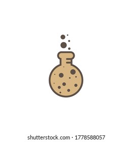 Lab Cookies Logo Design Vector Template, Icon Symbol, Creative design concepts