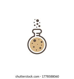 Lab Cookies Logo Design Vector Template, Icon Symbol, Creative design concepts