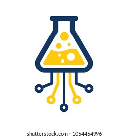 Lab Digital Logo Icon Design