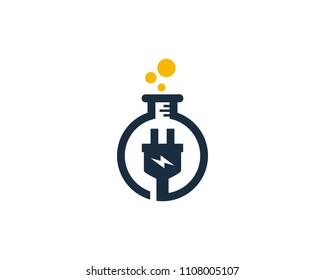 Lab Electric Icon Logo Design Element