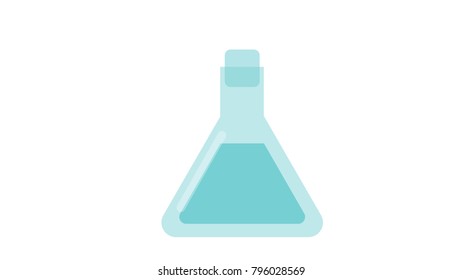Lab equipment isolated vector illustration