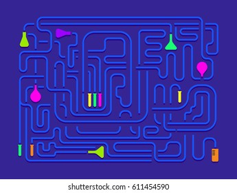 Lab equipments pattern