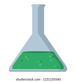 lab erlenmeyer chemical science experiment