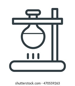 Lab Experiment Colored Vector Icon 