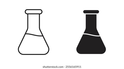 Lab flask Filled flat icons set for apps and web ui designs.