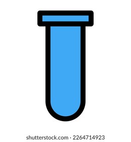 Lab flask icon line isolated on white background. Black flat thin icon on modern outline style. Linear symbol and editable stroke. Simple and pixel perfect stroke vector illustration