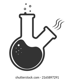 Lab flask icon. Vector illustration