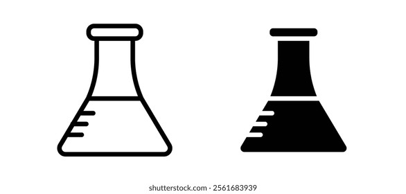 Lab flask icons for web ui designs