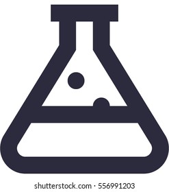 Lab Flask Vector Icon