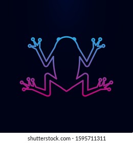 Lab frog nolan icon. Simple thin line, outline vector of sciense icons for ui and ux, website or mobile application