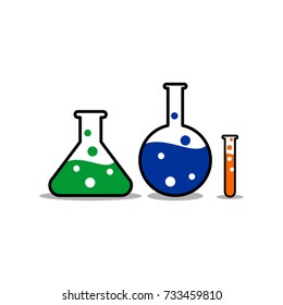 Lab glass icons