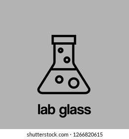 the lab glass modern vector icon that can be used for ux and ui design