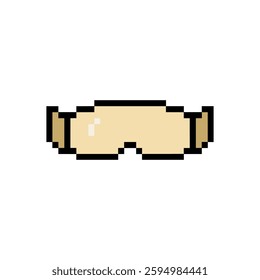 lab glasses retro pixel art