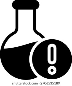 lab glyph icon illustration vector