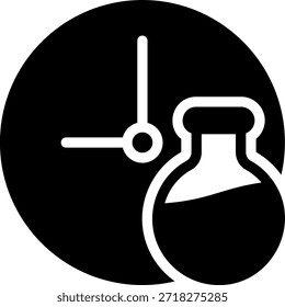 lab glyph icon illustration vector