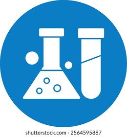 Lab Glyph Multi Circle Vector Icon Design