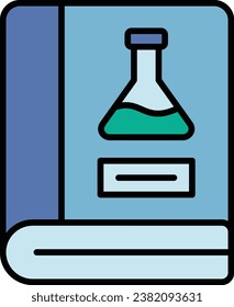 Icono vectorial de Lab Guide Book. Se puede usar para imprimir, móviles y aplicaciones web.