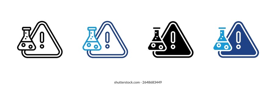 Lab Hazard Icon Element für Design