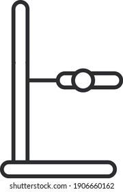 Lab holder icon. Laboratory graphics.