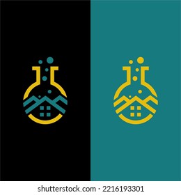 Diseño sencillo de logotipo de Lab House