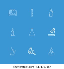 Lab Icon Collection 9 Lab Outline Stock Vector (Royalty Free ...