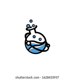 Lab Icon Lab Design Concept Science Collection full vector eps 10. Emblem design on white background
