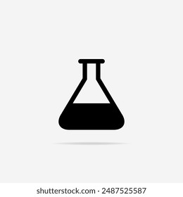 Lab icon flat. Vector Lab symbol