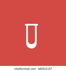 lab icon. sign design. red background